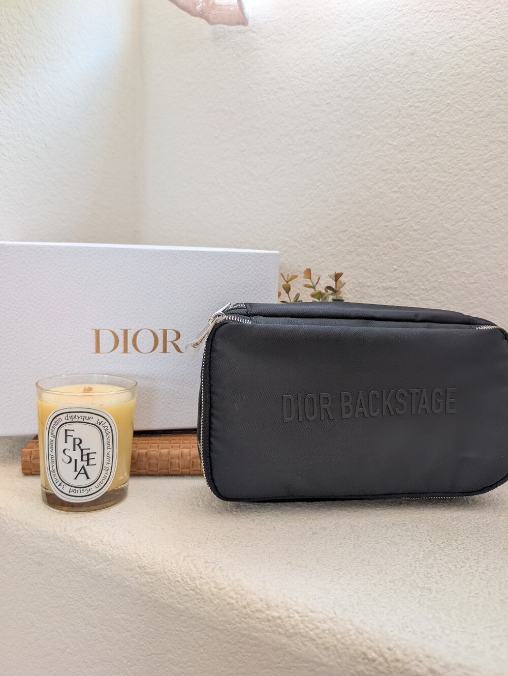 Dior Backstage Nylon Black Makeup brush/Travel Pouch GWP